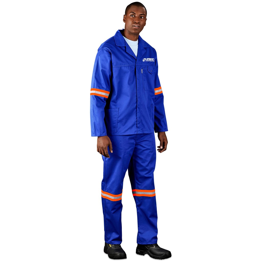 Site Premium Polycotton Pants - Reflective Legs - Orange Tape - Image 2