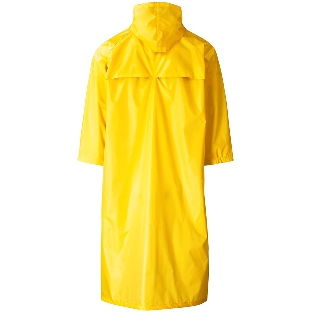 Thunder Rubberised Polyester/Pvc Raincoat - Yellow - Image 2