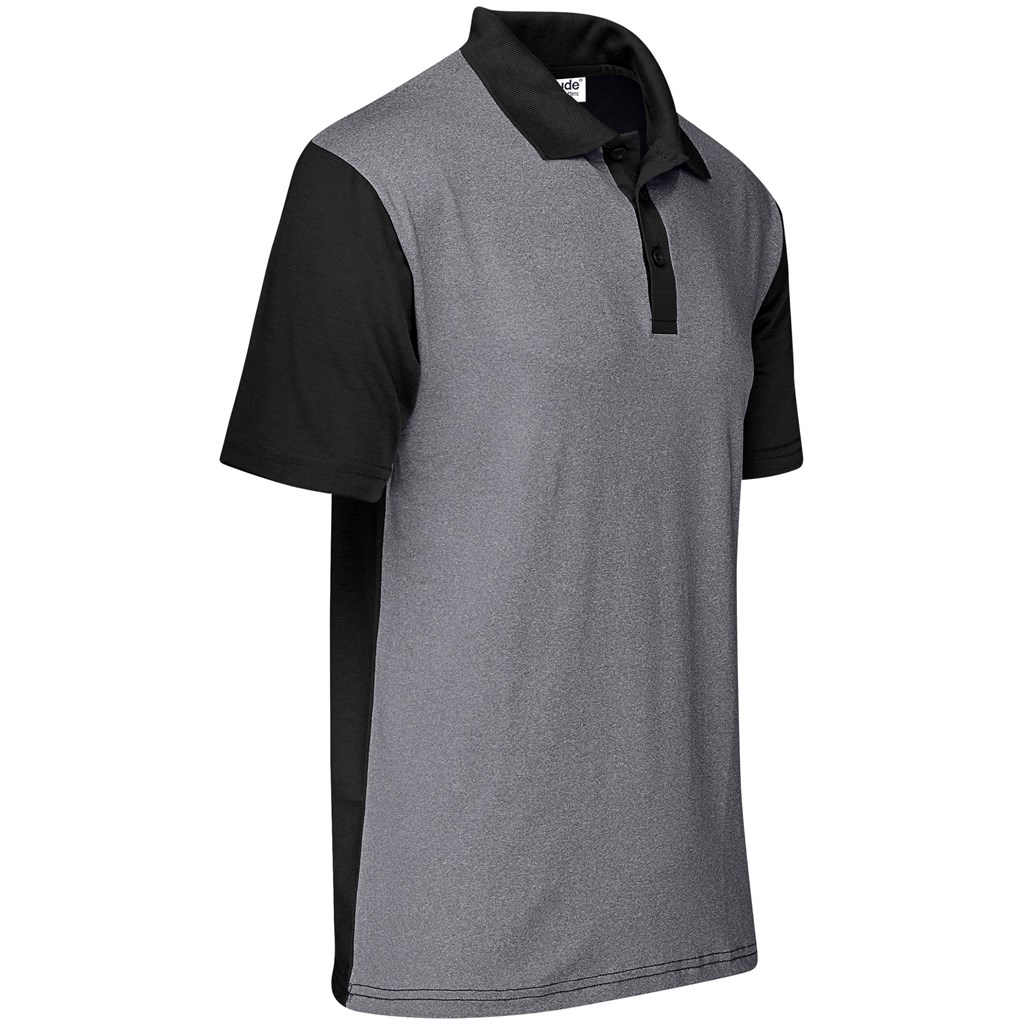 Mens Crossfire Golf Shirt - Grey - Image 2