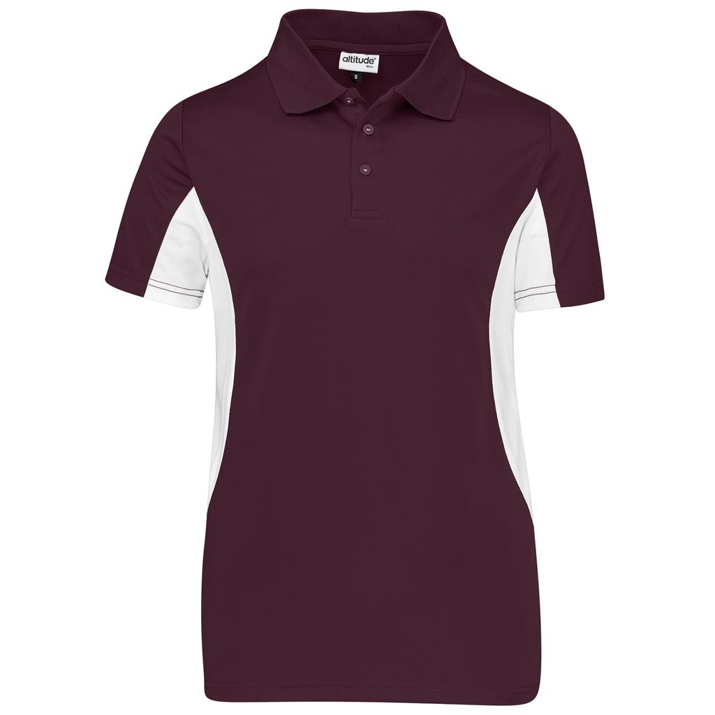 Kids Championship Golf Shirt - Maroon