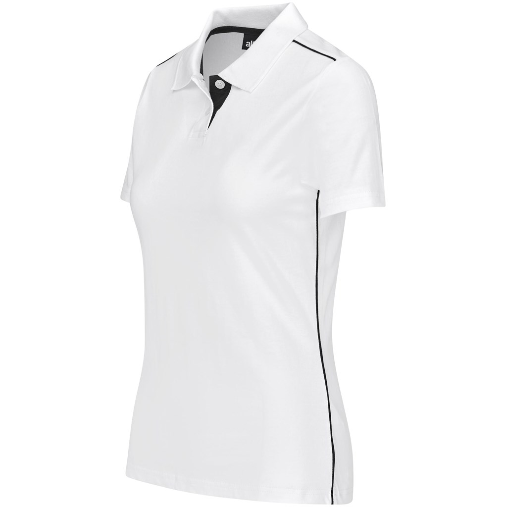 Ladies Galway Golf Shirt - White - Image 2