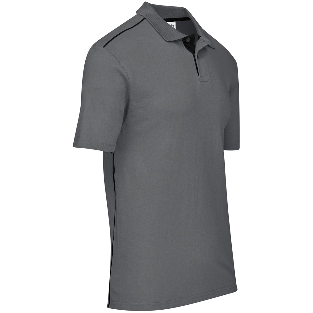 Mens Galway Golf Shirt - Grey - Image 2