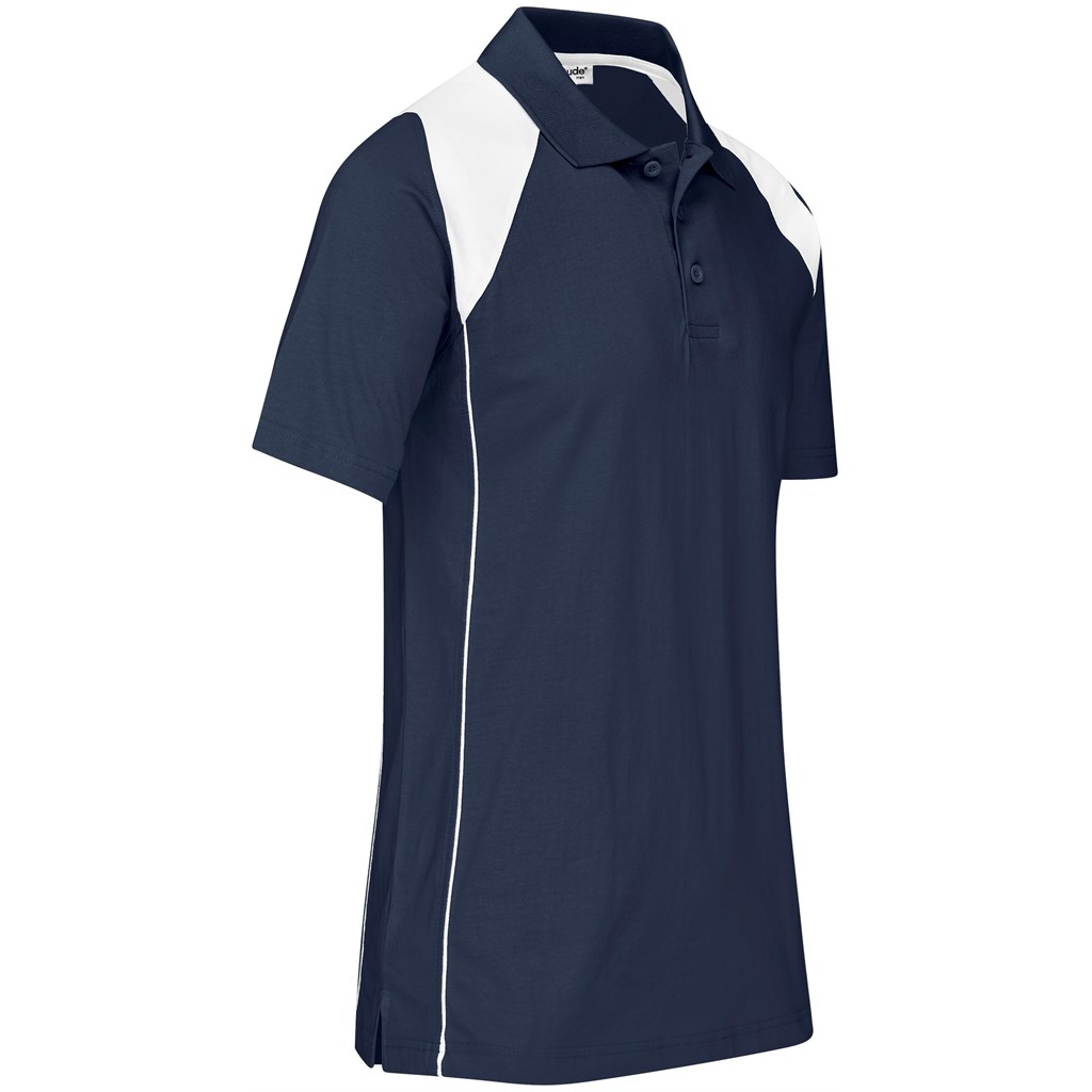 Mens Infinity Golf Shirt - Navy - Image 2