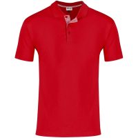 Mens New York Golf Shirt - Red