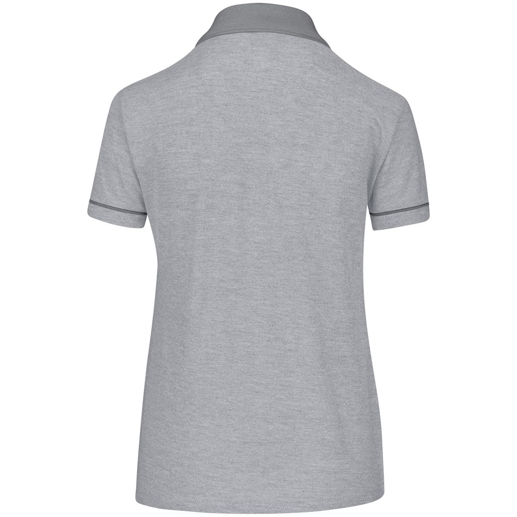 Ladies Verge Golf Shirt - Light Grey - Image 2
