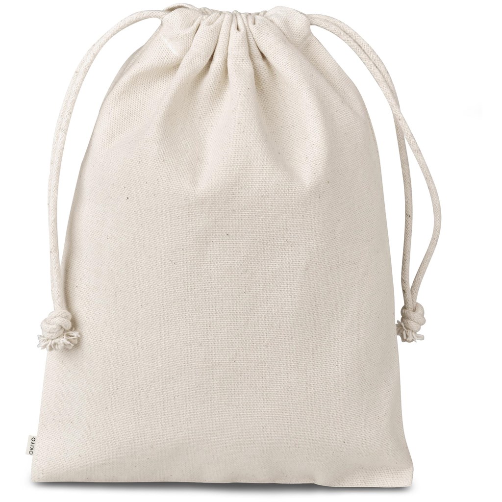 Okiyo Chikara Midi Cotton Drawstring Pouch - Image 2