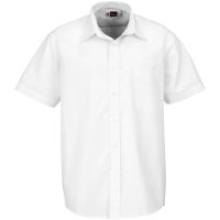 Mens Short Sleeve Washington Shirt - White