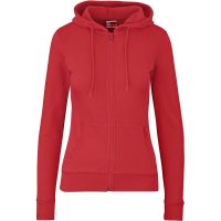 Ladies Bravo Hooded Sweater - Red