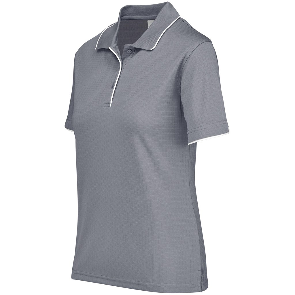 Ladies Elite Golf Shirt - Grey - Image 2