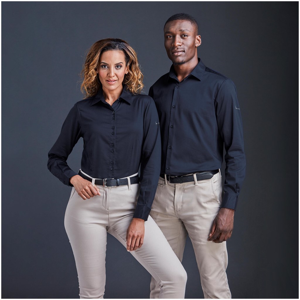 Ladies Long Sleeve Alex Varga Opus Stretch Shirt - Image 2