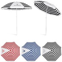 Serendipio Tanereef Stripe Beach Umbrella