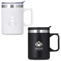 Kooshty Angelo Stainless Steel & Plastic Double-Wall Mug – 360ml