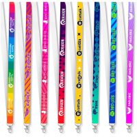 Altitude Snap Hook Clip Single-Sided Sublimation Petersham Lanyard