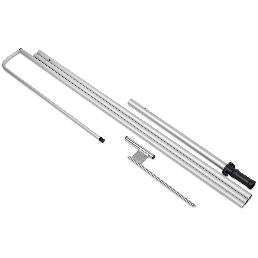 Legend 4M Sublimated Telescopic Double-Sided Flying Banner - 1 complete unit - Image 2