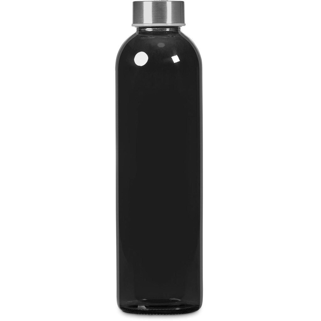 Kooshty Pura Plus Glass Water Bottle – 750ml - Black - Image 2