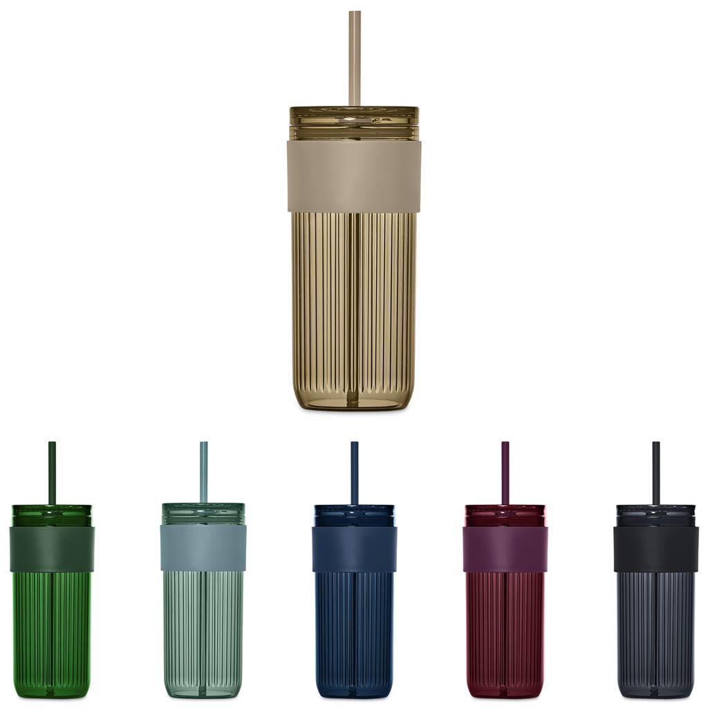 Serendipio Mayfair Plastic Tumbler & Straw – 650ml - Image 2