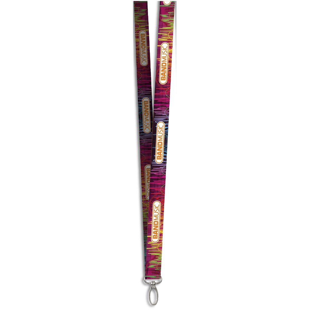 Altitude Lobster Clip Double-Sided Sublimation Satin Lanyard - Image 2