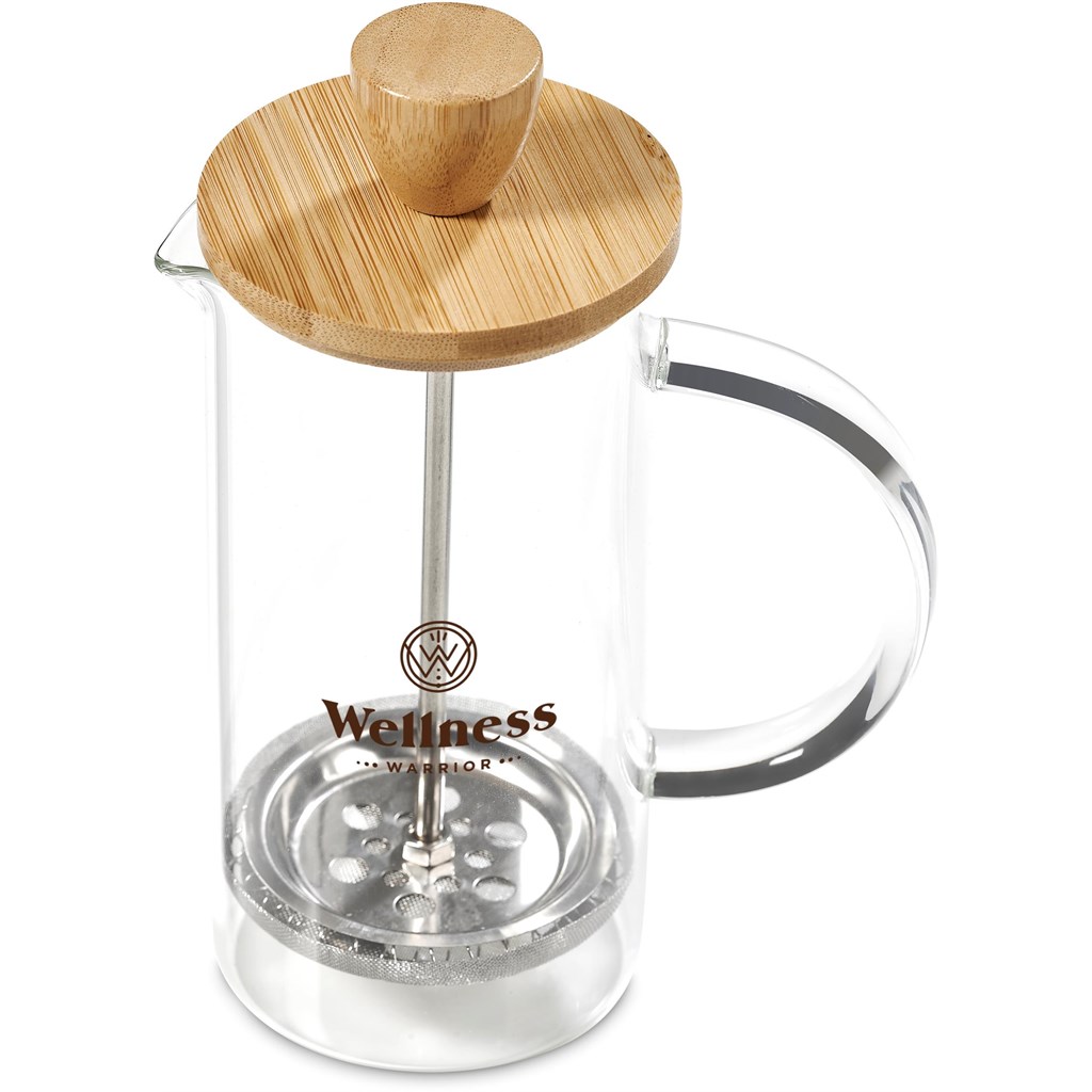 Okiyo Aibo Glass & Bamboo Coffee Set - Image 2