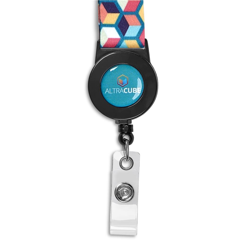 Altitude Badge Reel Single-Sided Sublimated Satin Lanyard - Image 2