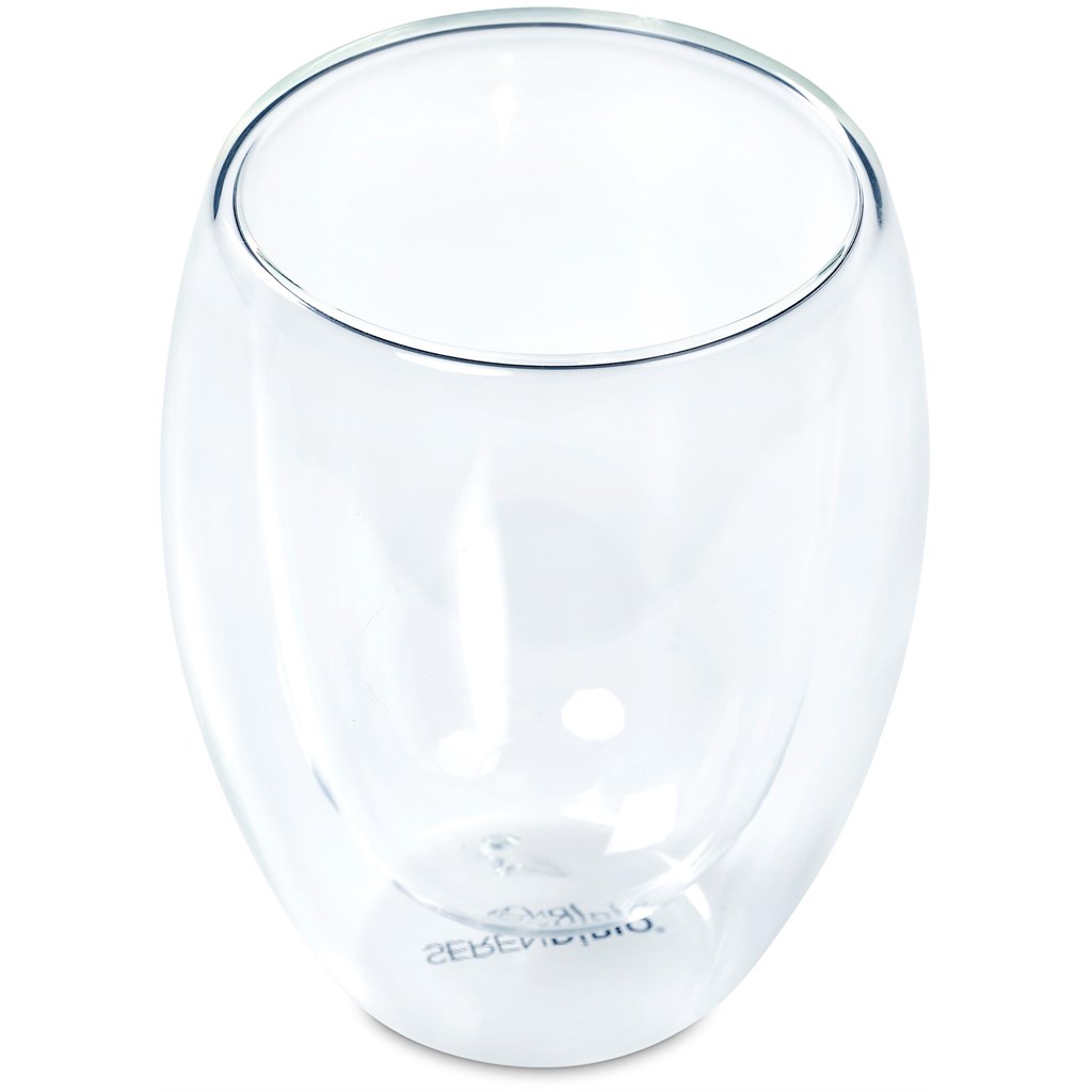 Serendipio Lorenzo Glass Double-Wall Cup - 350ml - Image 2