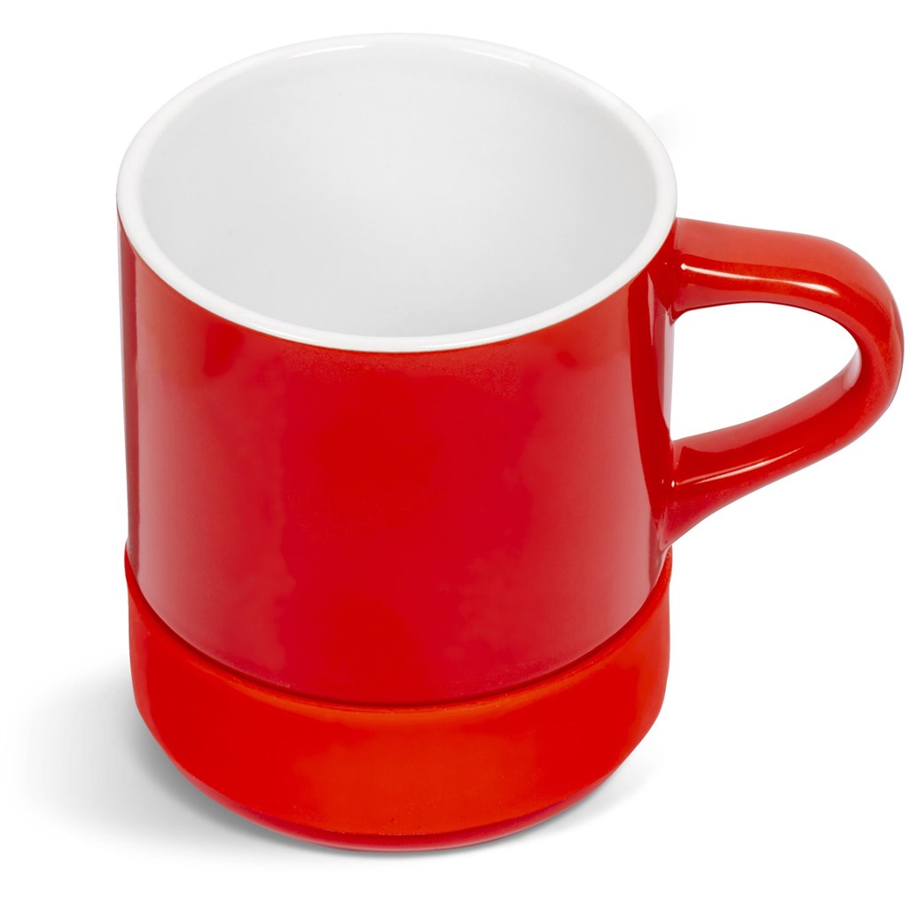 Kooshty Mixalot Ceramic Coffee Mug - 320ml - Red - Image 2