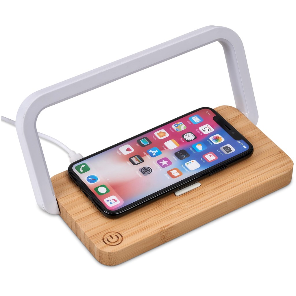 Okiyo Yoru Bamboo Wireless Charger & Night Light - Image 2