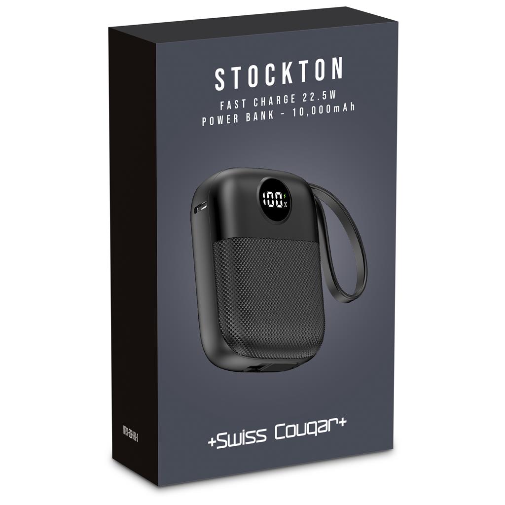 Swiss Cougar Stockton Fast Charge 22.5W Power Bank - 10000mAh - Image 2