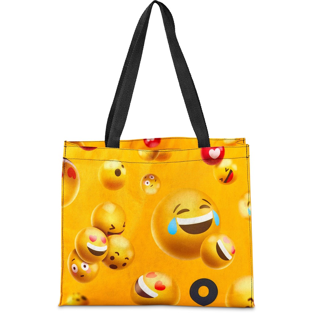 Pre-Printed Sample Hoppla Menlyn Recycled PET Stitch-Bond Shopper - Image 2