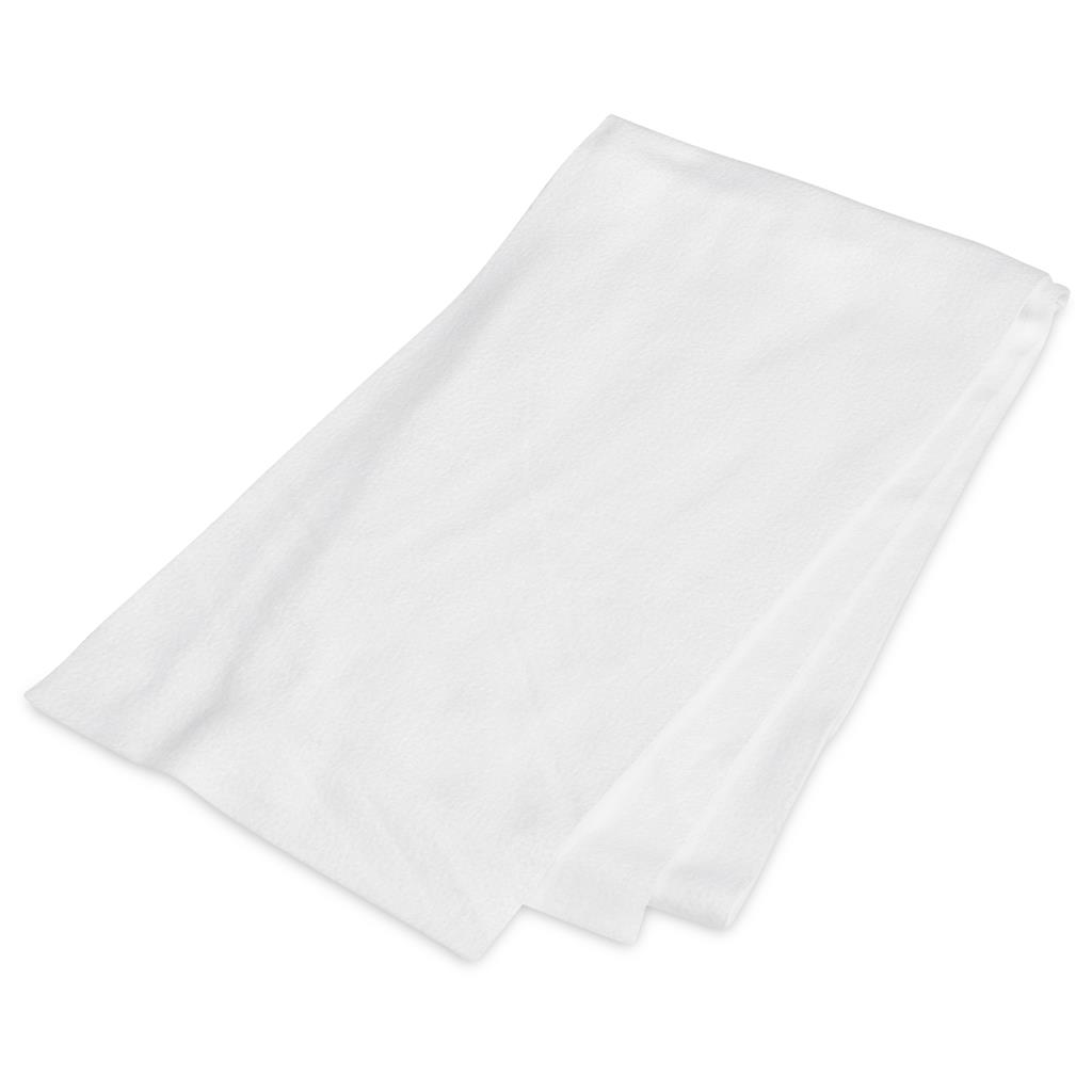 Pre-Printed Hoppla Snuggle Polar Fleece Scarf - Double-Sided Branding - Image 2