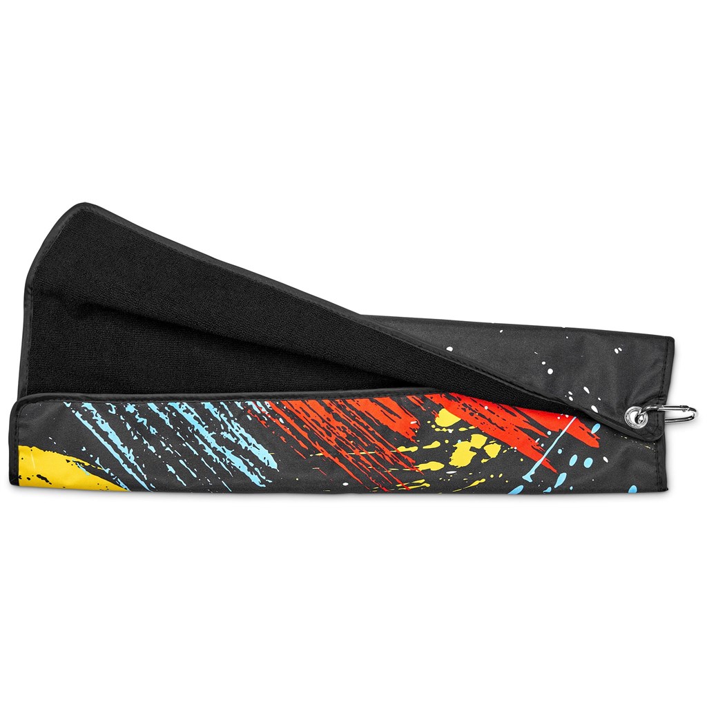Pre-Printed Sample Hoppla Xander Golf Towel - Image 2