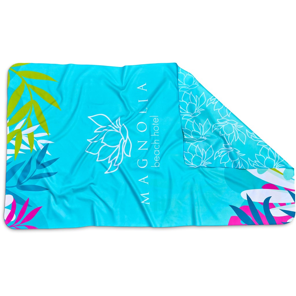 Pre-Printed Sample Hoppla Hula Beach Towel - Double-Sided Branding - Image 2