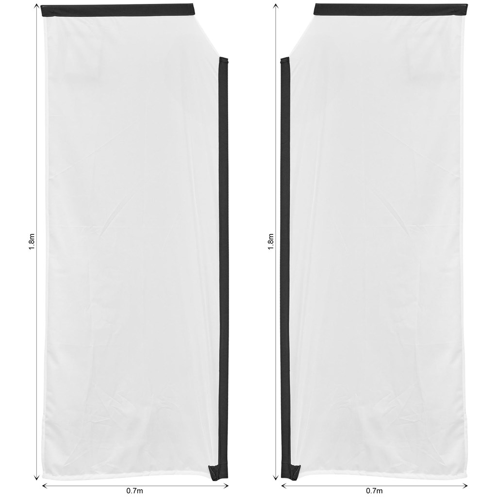 Legend 2m Sublimated Telescopic Double-Sided Flying Banner Skin (Excludes Hardware) - Image 2