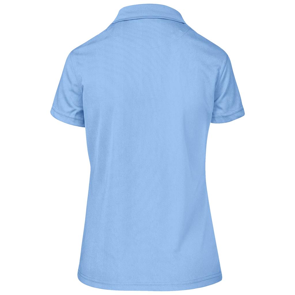 Ladies Distinct Golf Shirt - Sky Blue - Image 4