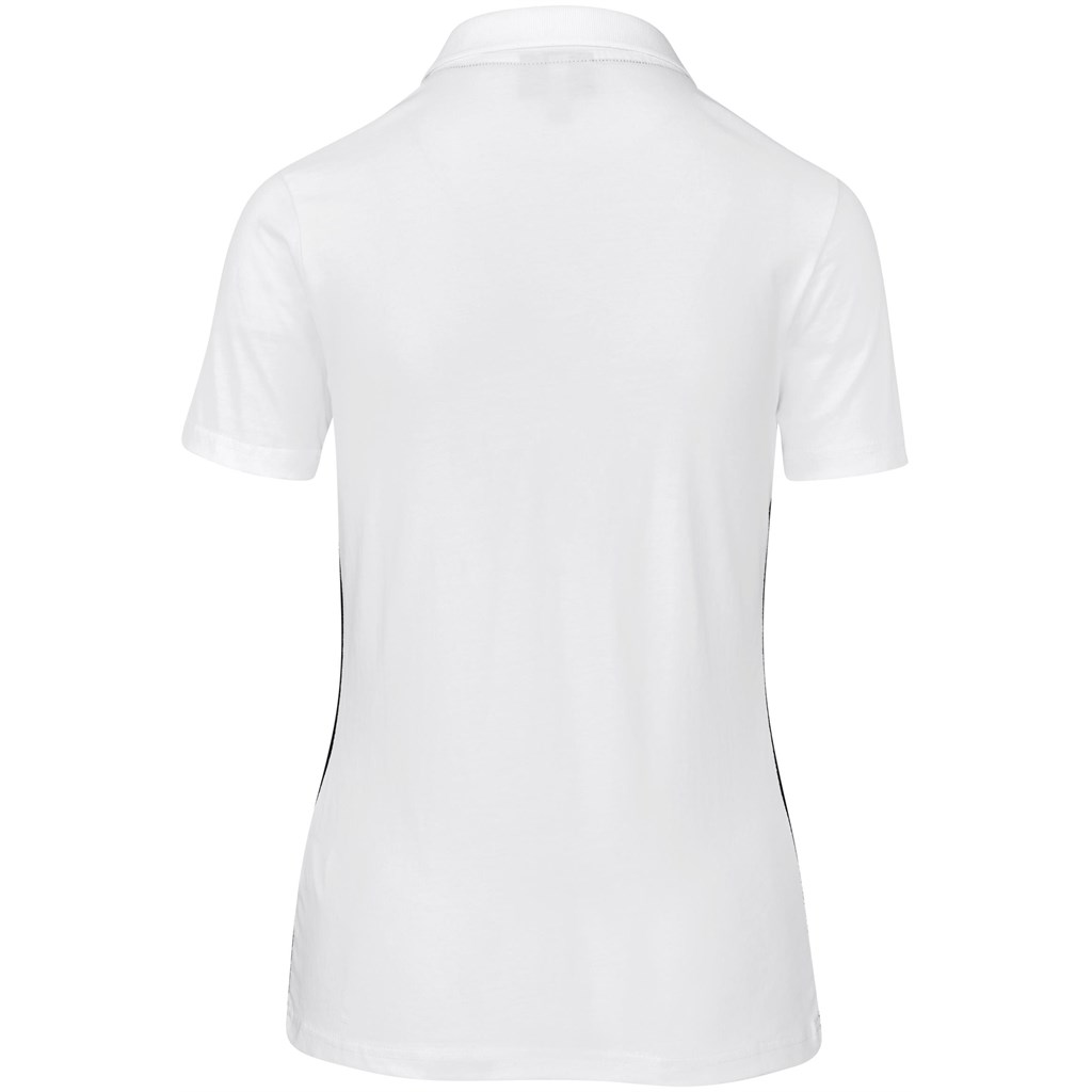 Ladies Galway Golf Shirt - White - Image 4