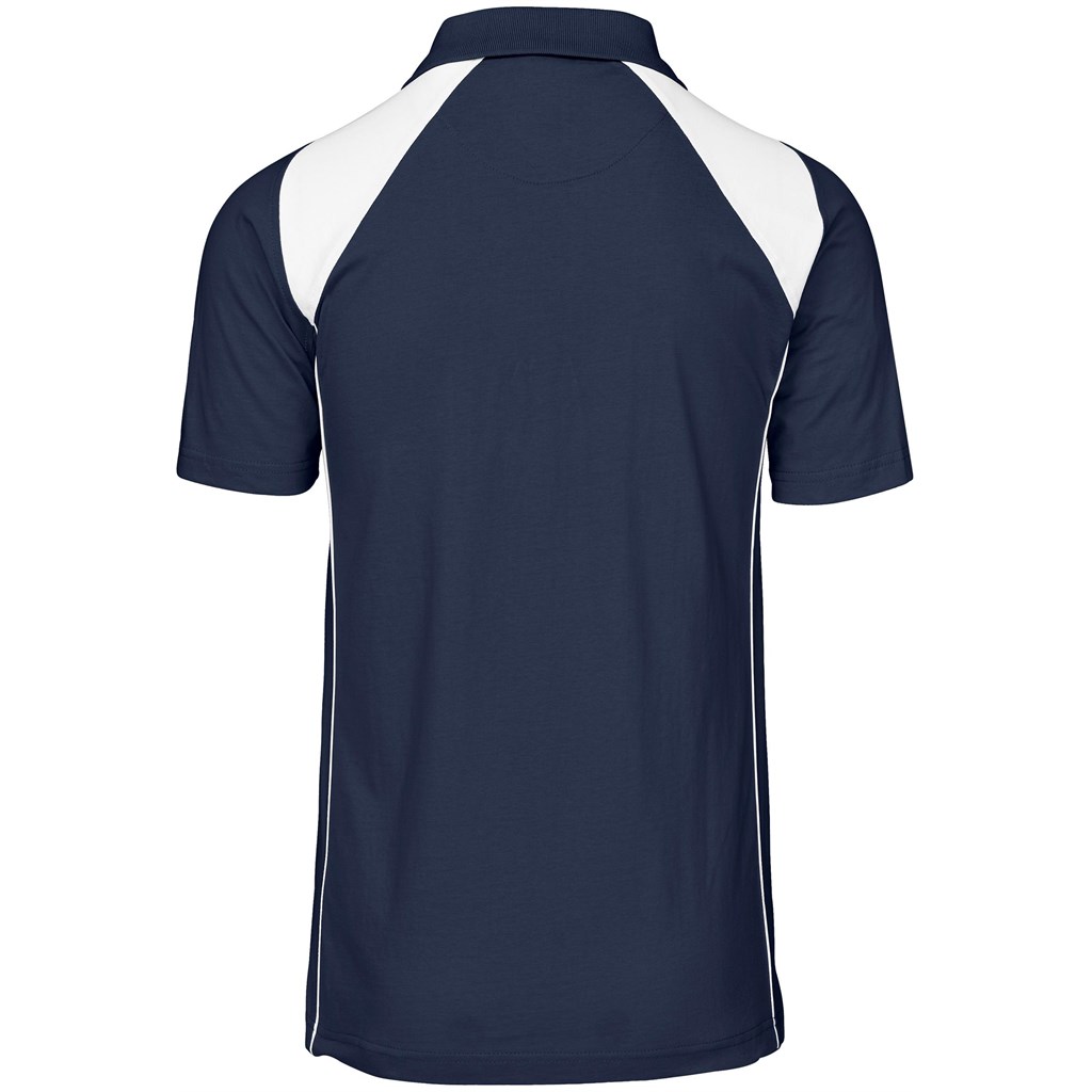 Mens Infinity Golf Shirt - Navy - Image 4