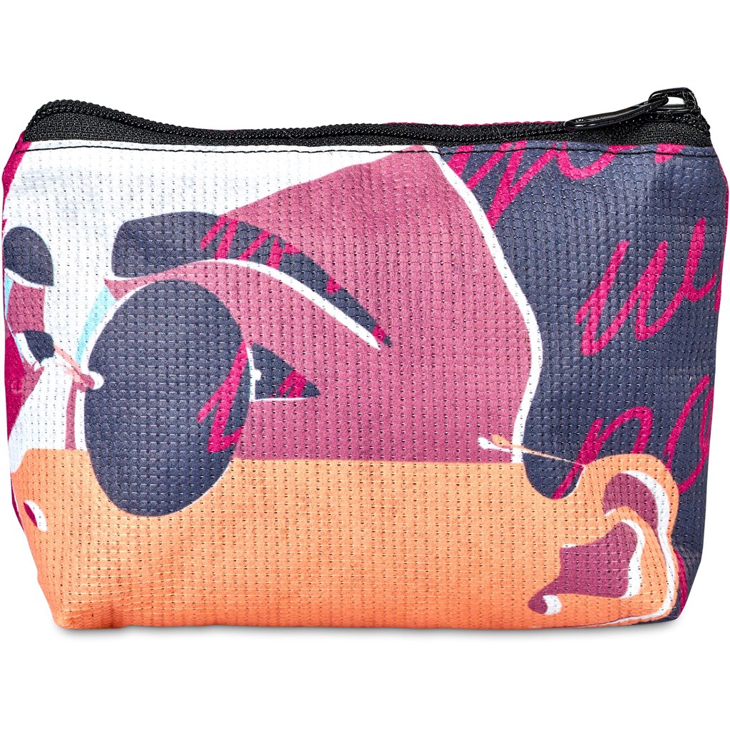 Hoppla Leanne Recycled PET Stitch-Bond Mini Toiletry Bag - Image 4
