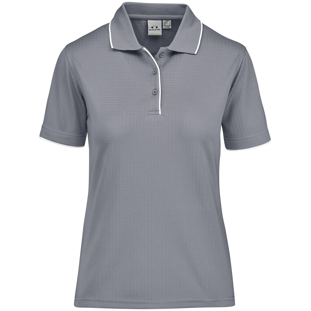 Ladies Elite Golf Shirt - Grey - Image 4