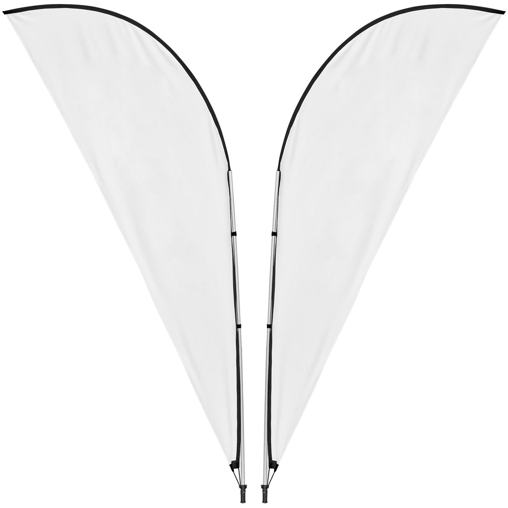 Legend 3M Sublimated Sharkfin Double-Sided Flying Banner - 1 complete unit - Image 4