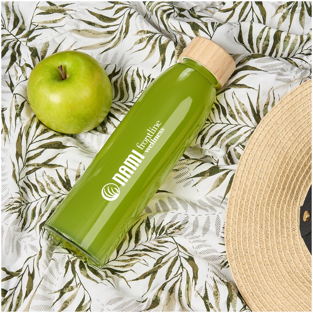 Okiyo Wabi-Sabi Glass Water Bottle - 500ml - Image 4