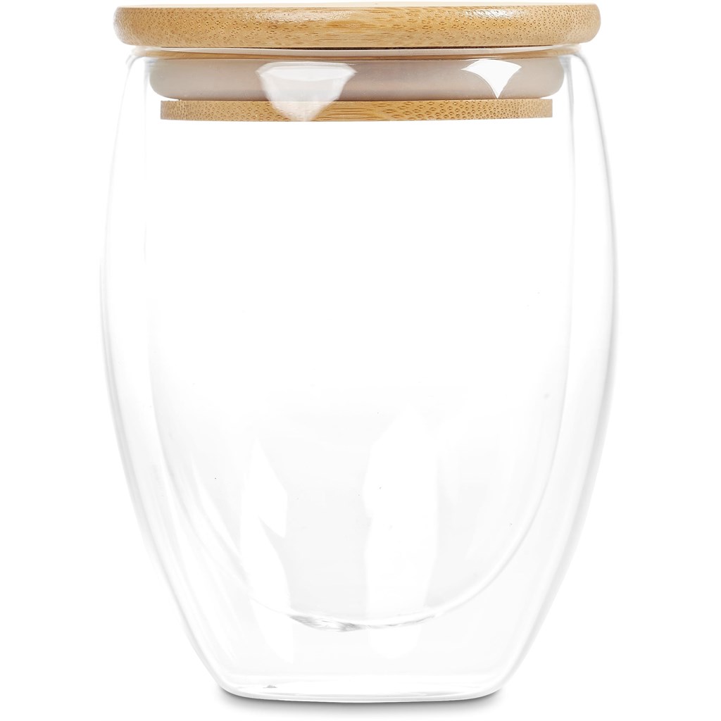 Okiyo Aibo Glass & Bamboo Coffee Set - Image 4