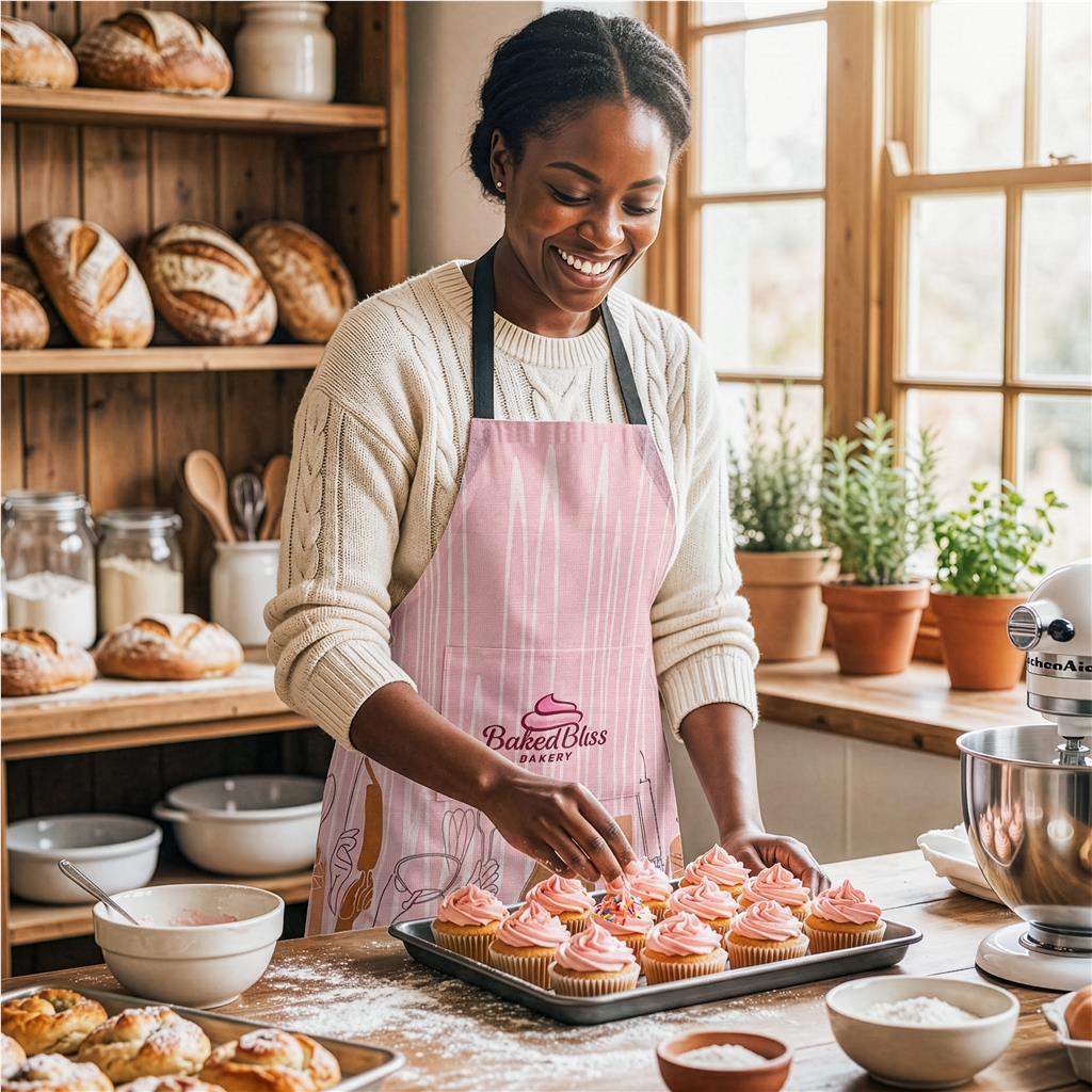 Hoppla Simma Recycled PET Stitch-Bond Apron - Image 2