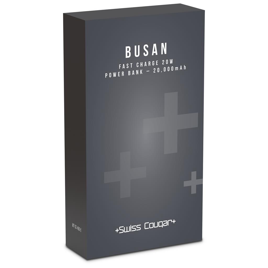 Swiss Cougar Busan Fast Charge 20W Power Bank - 20,000mAh - Image 4