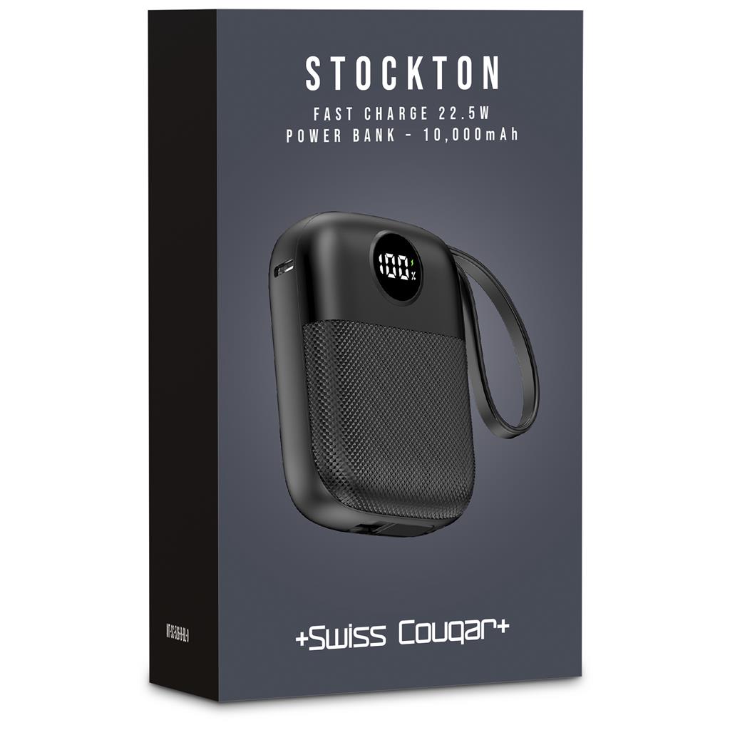 Swiss Cougar Stockton Fast Charge 22.5W Power Bank - 10000mAh - Image 4