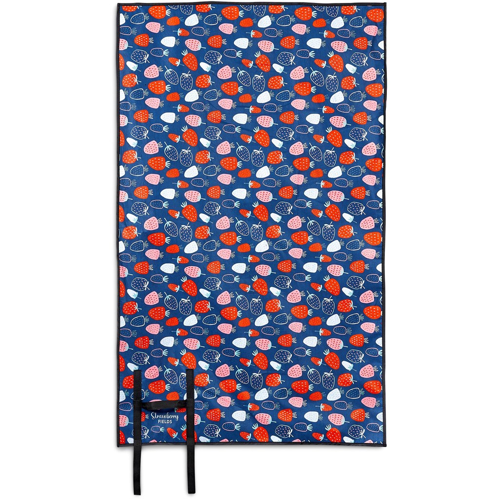 Pre-Printed Sample Hoppla Ivory Recycled PET Picnic Mat - Image 4