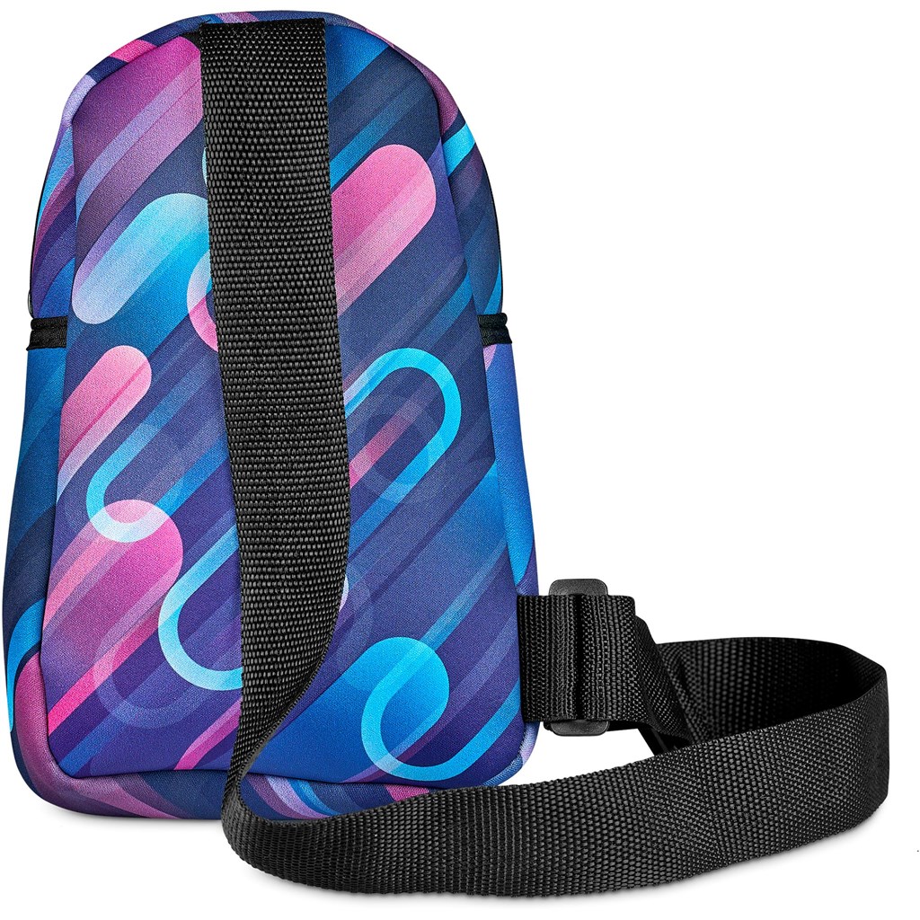 Pre-Printed Sample Hoppla Golden Mile Neoprene Cross Body Bag - Image 4