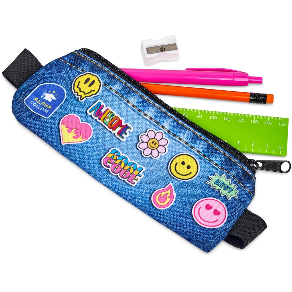 Hoppla Lagoon Polyester Pencil Case To Fit Over An A5 Notebook - Image 4