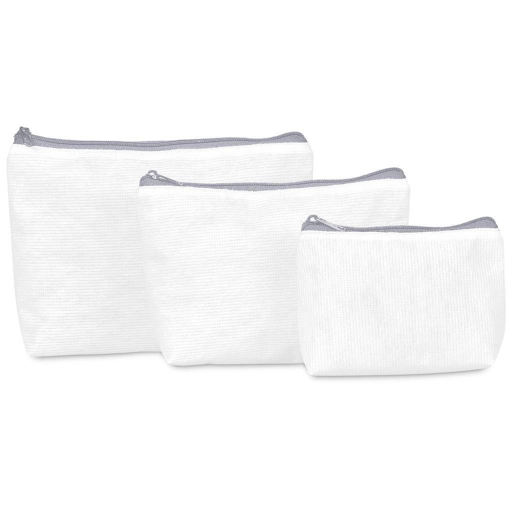 Pre-Production Sample Hoppla Recycled PET Stitch-Bond Mini Toiletry Bag - Image 4