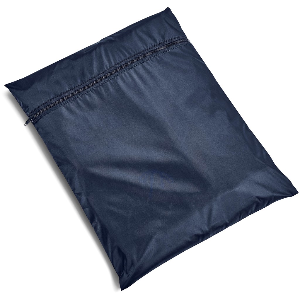 Outdoor Hi-Viz Reflective Polyester/PVC Rainsuit - Navy - Image 5