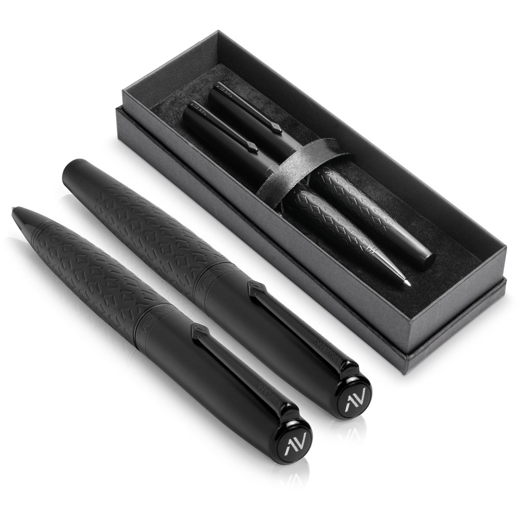 Alex Varga Galexia Ball Pen & Rollerball Set - Image 4