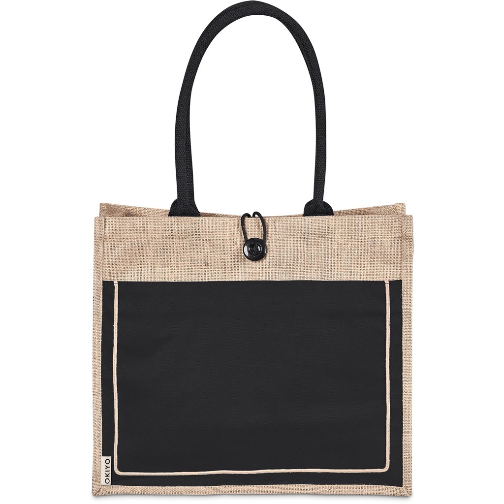 Okiyo Umi Jute & Cotton Tote - Image 6